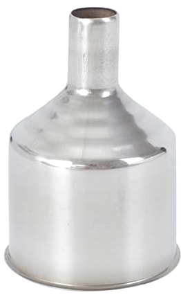 Trichter Mit Schlauch Mini-Trichter aus Edelstahl für Mikroölflasche DIY Lippenstift Kochflüssigkeit hausgemachter Make-up-Füller Benzin Kanister (Silver, One Size)