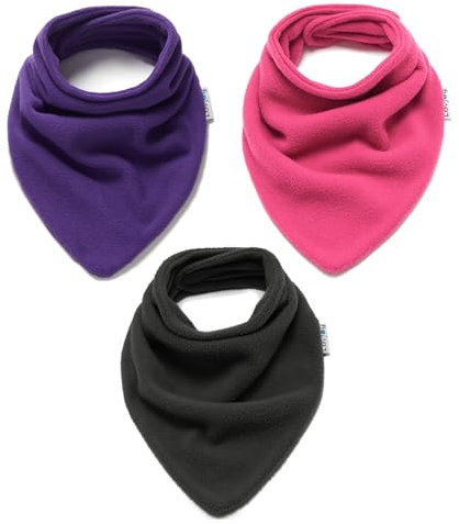 Lovjoy Sciarpa/scaldacollo invernale in pile termico caldo per neonati/bambini - Scaldacollo morbido e comodo - Molti colori - Adatto a bambini di tutte le età