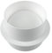 Clapet anti-retour en PVC blanc pour hotte de cuisine, salle de bain, cuisine, tuyau rond (110 mm)