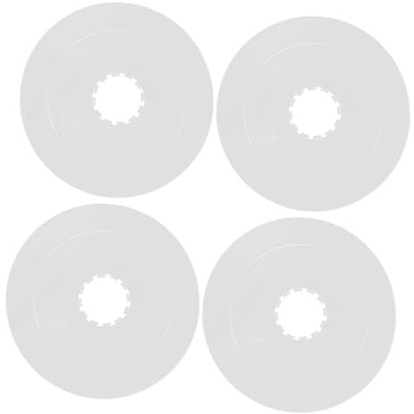 Anneome Fahrradspeichenabdeckung Schwungradschutz Mountainbike Zubehör 4 Stück Klar Kunststoff Schutzplatte für 4-Klauen Hinterrad Schwungradabdeckung Schlankes Design