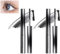 Faccelove's Ironeye Mascara, Faccelove Iron Wand Mascara, Facelove Iron EyeMascara, 3D Curling Eyelash mit Wimpernzange, wasserfest, langanhaltend und wischfest (2PCS* Black)