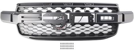 Topteng Front Bumper Grill Grille passend für Ford Ranger Everest Next Gen Wildtrak 2023-2024