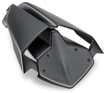 Puig 20703C Einsitzabdeckung für Motorrad aus ABS oder Carbon-Optik mit aerodynamischem Design und sportlichem Finish zur Individualisierung und Gewichtsreduzierung des Hecks, Carbon-Optik