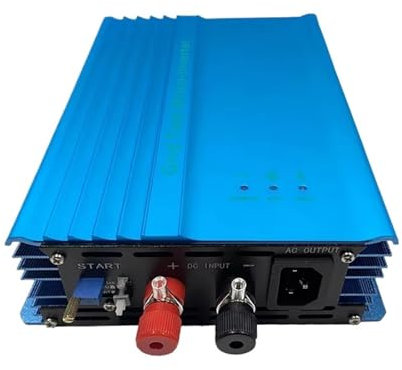 AMEHRU Onduleur de raccordement au réseau 500 W à Onde sinusoïdale Pure MPPT Micro onduleur 12 V/24 V CC à 220 V CA for Panneaux PV Décharge de Batterie réglable(500W-12V Bat)