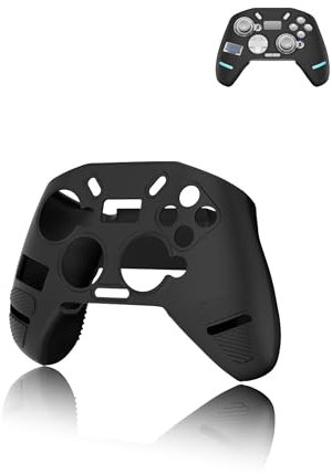 yystao Coque de protection en silicone pour manette de jeu Flydigi Apex 4, compatible avec FLYDIGI APEX4, avec prise en main améliorée et fonction de protection complète, noir