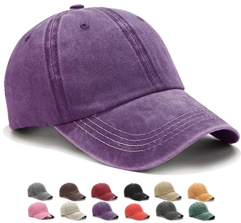 WENAUANG Unisex Retro Baseball Caps, Baseballkappe Im Washed-Distressed-Look, Geeignet für Outdoor-Sportarten, für Herren und Damen