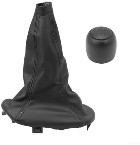 Schalthebelmontage, 5-Gang-Schaltknauf und Gamasche 735249804 für Fiat 600 Seicento 1998-2010, Schaltgetriebe