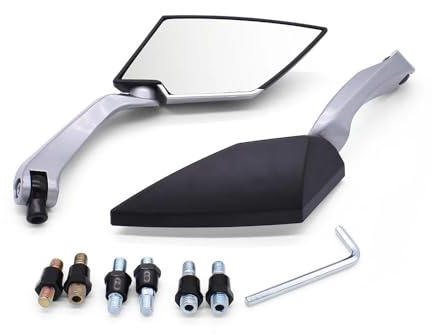 Motorrad seitenspiegel Spiegel Mirror10/8mm Moped Lenker Motorrad Seite Rückspiegel Für Xt 600 Mt10 Mt 09 Für Tracer Für Drz/LTZ 400
