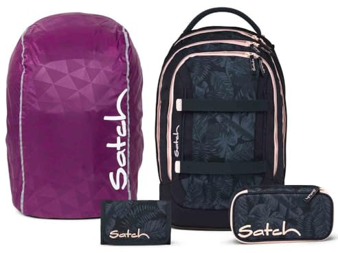 Satch Pack Streetwalk Edition Schulrucksack Set 4tlg. (Midnight Jungle)