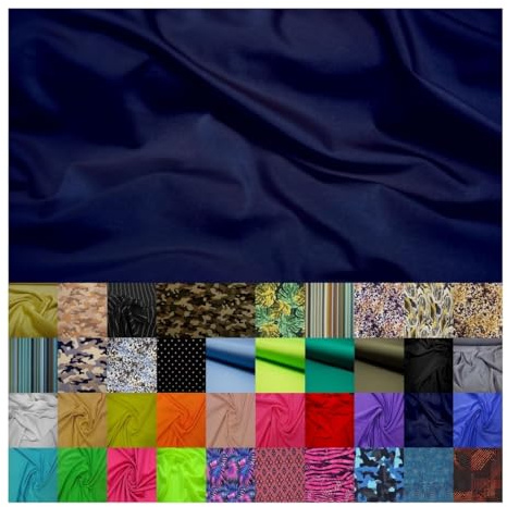 Fabrics-City dunkelblau hochelastisch Stoff badeanzugstoff stretch spandex 4 way Fabric Bademode für nähen Sport Jersey Schwimm Bikinistoff elastisch Damen Herren Kinder Beach, 2474