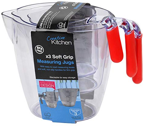 FIRST CHOICE 3321 3pc Measuring Jug Set, 15 x 8 x 11 cm