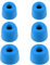 Xcessor FX4.9 (S/M/L) 3 Paar Memory Foam In Ear Kopfhörer Ohrpolster Größe S/M/L - Ersatz Schaum Tips für alle gängigen In-Ears Ohrstöpsel. Blau