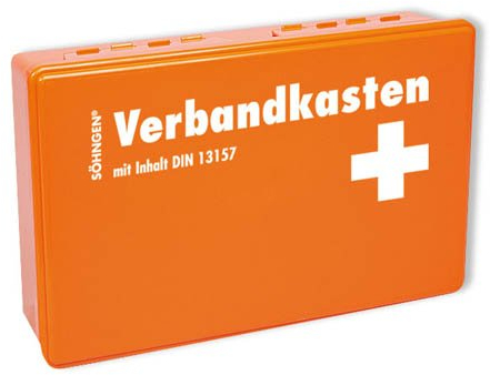 Söhngen Verbandkasten DIN 13157 - für max. 50 Personen - Betriebsverbandkasten Verbandskasten