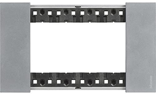 Bticino KA4804NW Living Now - Placca 4 Moduli, Moon, 147.5 x 86 x 20 mm
