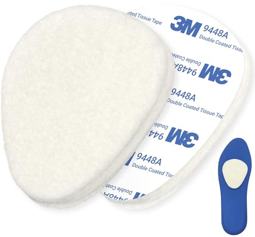 12-Pack Metatarsal Foot Pads for Pain Relief - 1/4” Thick, Ball of Foot Cushions for Women and Men, Forefoot and Sole Support, Metatarsalgia Mortons Neuroma. Metatarsal Pads Ball of Foot Cushions.