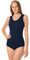 Merry Style Damen Body Ärmellos BD901 (Dunkelblau, L)