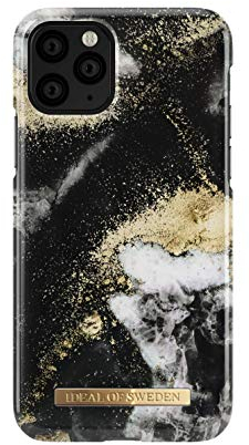 IDEAL OF SWEDEN Handyhülle für iPhone 11 Pro/X/XS (Black Galaxy Marble)