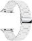 MaKTech Dreiteilig Keramik Armband Kompatibel mit Apple Watch Series 10/9/Ultra 2/SE/8/7[2024] (42mm/41/40mm,Weiߟ)