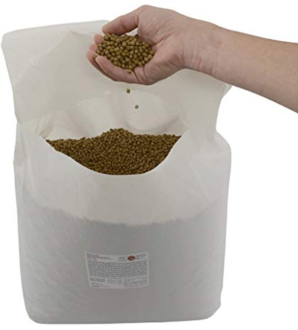 KOIMENUE® Basic - Koi Fischfutter (10 kg Sack), Ganzjahresfutter, schwimmendes, vollwertiges 5mm-Ganzjahresfutter aus Deutschland mit Biomos & ProEn für Frühjahr, Sommer, Herbst & Winter für Koi