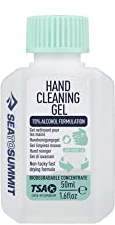 Sea to Summit Trek and Travel Liquid Hand Cleaning Gel 50 Ml Weiß - Biologisch abbaubares hoch konzentriertes Reise Hand