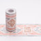 Bordure Frise papier peint Géométrie rouge Décoration murale amovible Frise Murale Bordure de Tableau d'Affichage Découpée Autocollant imperméable en PVC Plinthe 10.6cm X 1000CM