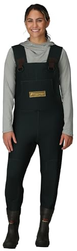 FROGG TOGGS Women's Amphib Neoprene Waterproof Bootfoot Chest Wader for Hunting, Forest Green, 6