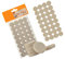 MYSUNBAR 128 Stücke Filzgleiter Selbstklebend Rund, 20mm Filz Pads Stühle mit 5mm Dick, Möbelgleiter Bodengleiter Schutz Ihrer Möbel Böden
