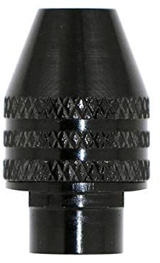 Mini 3-Backen-Bohrfutter, 0,3–3,2 mm Universalfutter Mini Quick Change Schnellspannbohrfutter Schraubendreher Adapter (M7 x 0,75mm Lang)