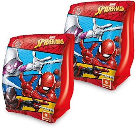 Mondo Toys - SPIDERMAN Arm Bands - Sicherheitsarmlehnen für Kinder - Material PVC - geeignet für Kinder von 2 bis 6 Jahren mit Gewicht 6 - 20 kg - 16927
