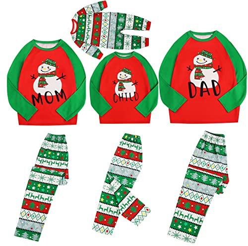 Kobilee Pigiama Natale Famiglia Pile Cotone Invernale Curvy Pigiama Natalizio Grinch Manica Lunghe Caldo Pigiama Natale Famiglia Due Pezzi Comode Pigiama Famiglia Coordinati per Uomo Donna Bambino