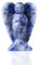 QINJIEJIE 50mm Engel Figur Blauweißer Sodalith Schutzengel Natürliche Kristalle Edelsteine Heilung Kristall Wächter Engel Statue Reiki Engel Figur Angel Deko Geschenke