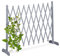Relaxdays Grigliato in Legno per Rampicanti, Allungabile 275 cm, Graticolato per Piante, Giardino e Balcone, Grigio, 90 x 275 x 28 cm