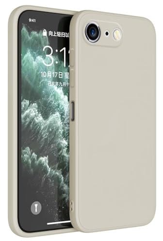 HAFFAN TPU Silicone Case Compatible with iPhone 6 Plus/iPhone 6s Plus (5.5 inches), Mobile Phone Case Protective Cover - Antique White