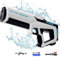 Wasserpistole Elektrisch,Elektrische Wasserpistole für Kinder und Erwachsene,2 in 1 Spritzpistole Wasser mit Großer Reichweite,Automatic Wasserspritzpistole Verfügbar für Pool,Garten,Strand (Weiß)