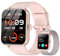IOWODO R50 Montre Connectée Femme Homme Appel Bluetooth, Écran 1.85 inches, Moniteur Cardiofréquence/SPO2, Analyse Sommeil, 100 Modes de Sport, Compatible avec Android/iOS (Rose)