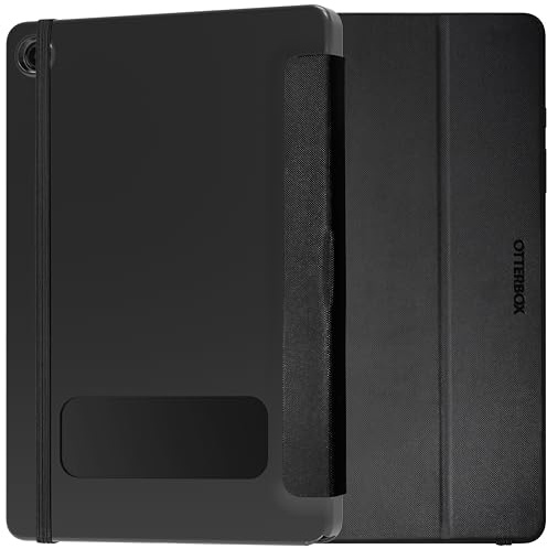 OtterBox React Folio Hülle für Samsung Galaxy Tab A9+, Schwarz | stoßfeste, sturzsichere, ultradünne Schutzhülle, nach Militärstandard getestet, Keine Einzelhandelsverpackung