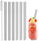 6pcs Boba Straws Metal Straws Reusable Bubble Tea Straw 21cm Stainless Steel 12mm Extra Wide Drinking Straw with 8.5inch Long Straws Cleaner for Cocktail, Milkshake and Smoothie