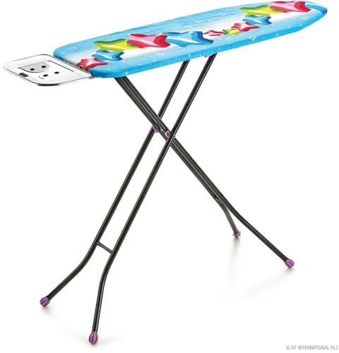 Ultimate Ironing Board Solution Small to Extra Large Ironing Board Iron Stand Holder Lightweight, Adjustable Folding Iron Board Compact Conquer Wrinkles Anywhere (105 X 33 : Medium)