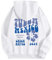 Damen Hoodie Oversize Klassisch Langarmshirt Kapuzenpullover mit Buchstabendruck Für Damen Outdoor Sweatjacke Slim Fit Übergangsjacke Drucken Langarm Langärmelig Sport Style Sweatjacke Sweatshirt