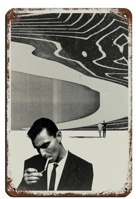 KJUFE Twilight Zone TV-Show-Poster, Blechschild, Vintage, Metall, Pub, Club, Café, Bar, Zuhause, Wandkunst, Dekoration, Poster, Retro, 20 x 30 cm