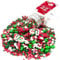 Streudeko Weihnachten Essbar 100g, Zuckerdekor Weihnachten, Essbare Tortendeko Weihnachten, Kuchen Deko Weihnachten, Essbare Perlen, zum Backen und Dekorieren