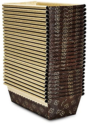 Lot de 25 moules à gâteau en papier sulfurisé pour micro-ondes, pain et pain