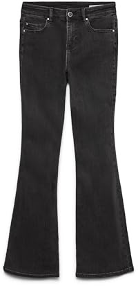 VERO MODA Female Ausgestellt VMFLASH Mid Rise Ausgestellt Jeans | Flared fit jeans