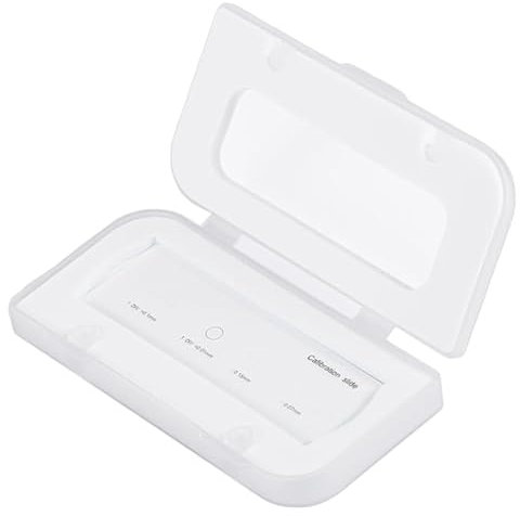 rieder 0,01 mm-Mikroskop-Kalibrierungsschieber, Kreuztisch-Mikroskop-Fadenkreuz-Kalibrierungskamera-Lineal