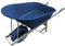 Agri Barrow Wheel Barrow 120 Litre Plastic Wheelbarrow with Puncture Proof Tires, Blue - Ideal for Equestrians, Gardeners, Yard & Garden Maintainers, Farmers, Stable Workers, Allotment Owners