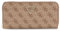 GUESS Laurel II SLG Large Zip Around Wallet L Latte Logo
