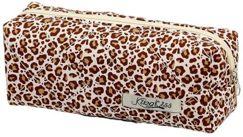 SSyang Federmäppchen mit, Federmappe Bleistift, Pencil Case mit, die Cartoon-Tasche ist Klein und süß und Kann als Spielzeugtasche,Kosmetiktasche,Geldtasche,Schlüsseltasche Verwendet (Leopardendruck)