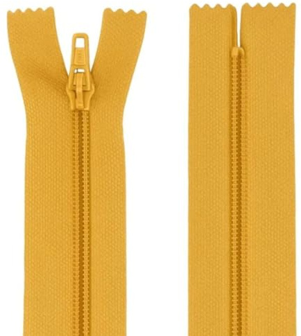 20in / 50,8 cm goldener Reißverschluss – geschlossenes Ende – Schneidern