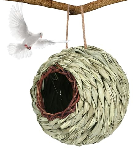 Vogelhäuser für Außenbereich Natürliche hängbare Vogelhütte