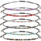 Suyi Perle de rocaille Bracelet chaîne 6 Pcs Amitié Bracelet Réglable Tresse À La Main Strand Bracelet Cadeaux pour Femmes Filles Set1